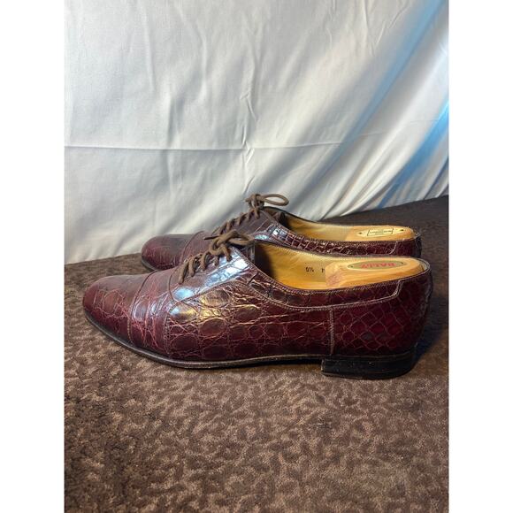 Bally Crocco‎ Crocodile men\'s dress shoe